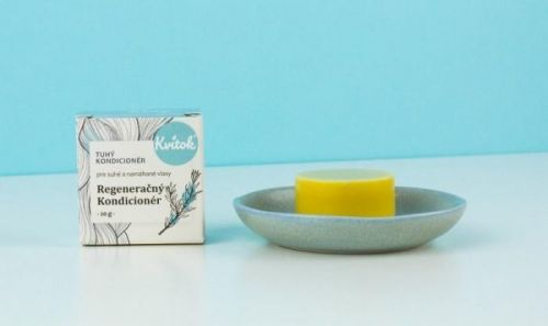 Kvitok Tuhý kondicionér pro suché a namáhané vlasy - Regenerační (20 g)