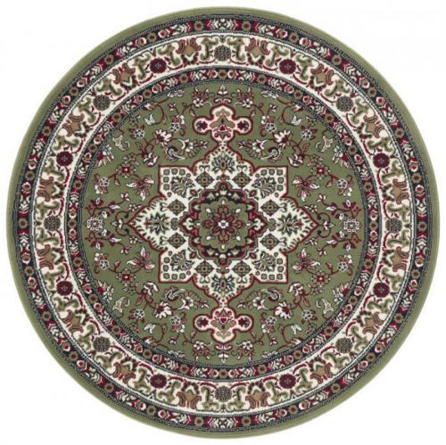Nouristan - Hanse Home koberce Kruhový koberec Mirkan 104104 Green - 160x160 (průměr) kruh cm Zelená