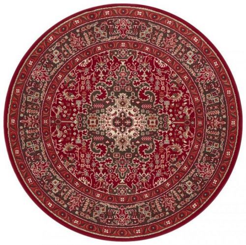 Nouristan - Hanse Home koberce Kruhový koberec Mirkan 104098 Oriental red - 160x160 (průměr) kruh cm Červená