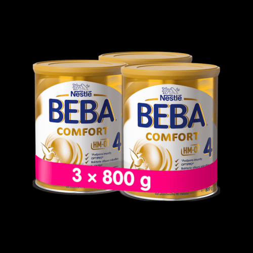 3x BEBA COMFORT 4 (800 g) - kojenecké mléko