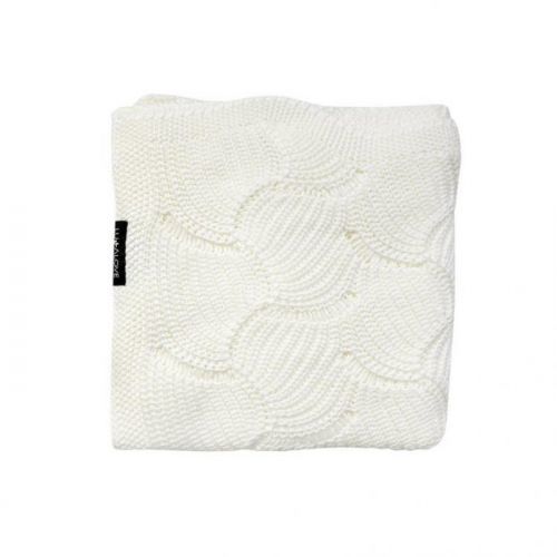 Lullalove Bambusová dečka vzor mušličky - Kokosová