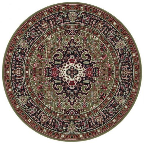 Nouristan - Hanse Home koberce Kruhový koberec Mirkan 104097 Green - 160x160 (průměr) kruh cm Zelená