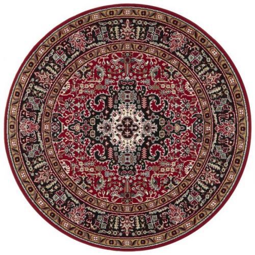 Nouristan - Hanse Home koberce Kruhový koberec Mirkan 104095 Red - 160x160 (průměr) kruh cm Červená