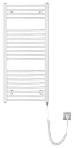 AQUALINE ORBIT-E elektrické otopné těleso oblé 450x960 mm, 300W, bílá ILEO94T