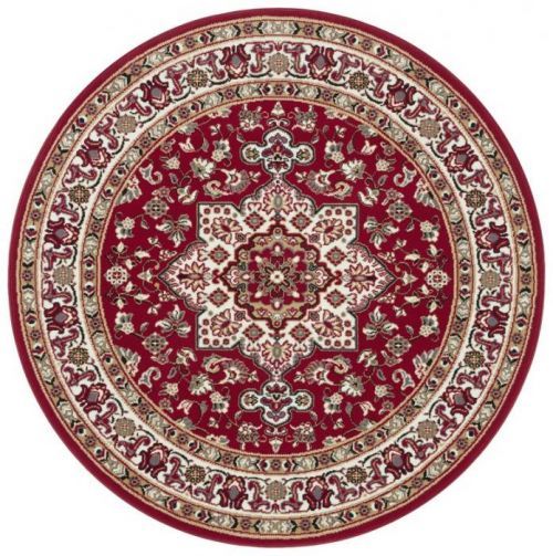 Nouristan - Hanse Home koberce Kruhový koberec Mirkan 104103 Red - 160x160 (průměr) kruh cm Červená