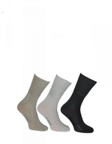 Terjax Bamboo line beztlakové art.015 Pánské ponožky 45-47 grafitová (tmavě šedá)
