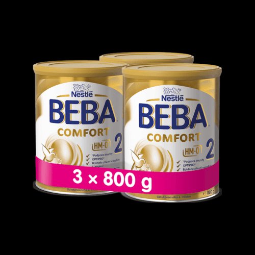 3x BEBA COMFORT 2 HM-O (800 g) - kojenecké mléko