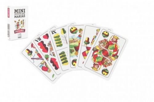 Mariáš MINI dvouhlavý společenská hra karty 32ks