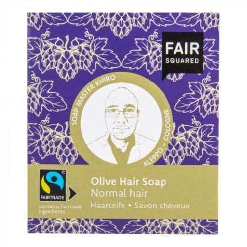 Šampon tuhý na mytí vlasů – olivový pro normální vlasy 2x80g FAIR SQUARED
