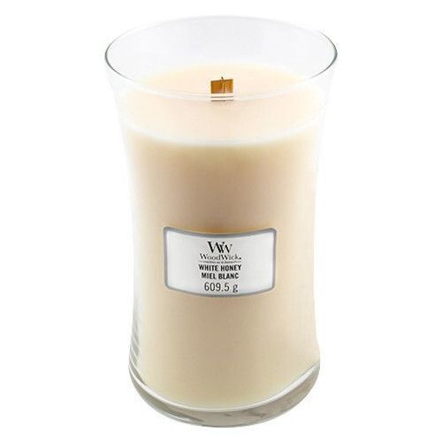 WoodWick Vonná svíčka váza White Honey 609,5 g