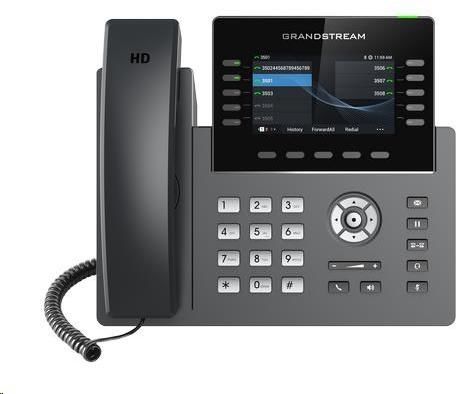 Grandstream GRP2615 [VoIP telefon - 5x SIP účet, HD audio, 40 prog.tl+10 předvoleb, 2xLAN 1Gbps (GRP2615)