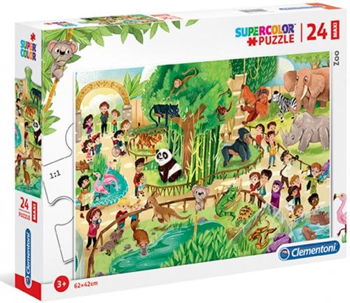 Clementoni 28505 - Puzzle Maxi 24 ZOO