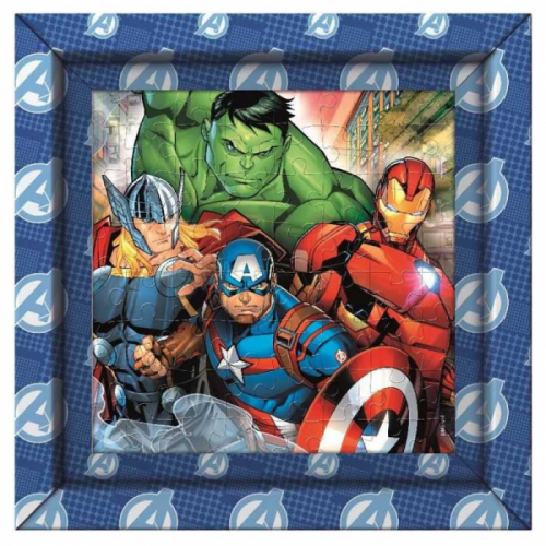 Clementoni 38801 - Puzzle 60 + rámeček Avengers