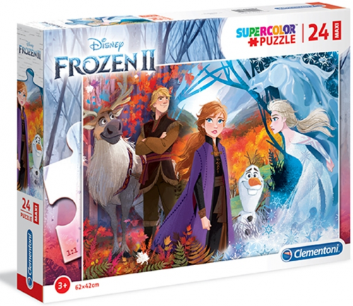 Clementoni 28510 - Puzzle Maxi 24 Frozen 2
