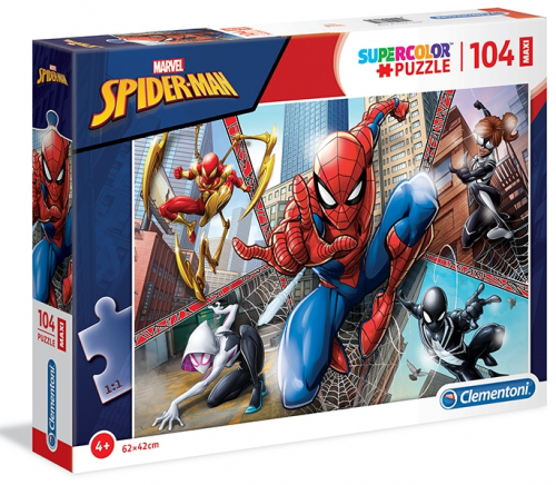 Clementoni 23734 - Puzzle Maxi 104 Spiderman