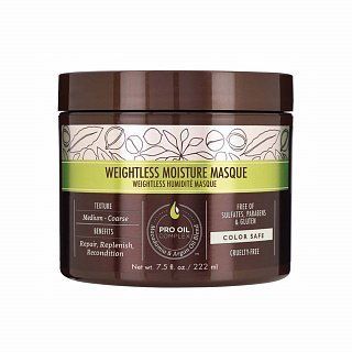 Macadamia Professional Weightless Moisture Masque vyživující maska pro jemné a normální vlasy 222 ml