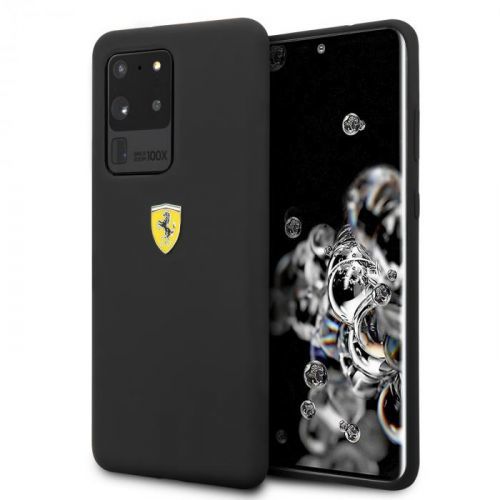 Ferrari SF Silikonový kryt FESSIHCS69BK pro Samsung Galaxy S20 Ultra black