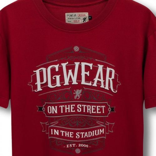 Triko PGwear Street & Stadium - červené, XL