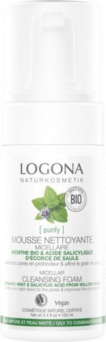 Logona Micelární čistící pěna BIO máta a kyselina salicylová - mastná, smíšená pleť - 100ml 100ml