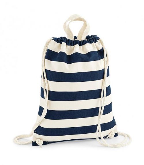 Taška-batoh Westford Mill Nautical Gymsac - bílá-navy