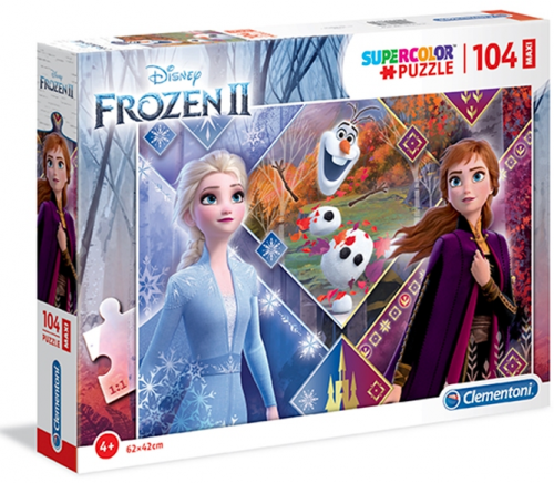 Clementoni 23739 - Puzzle Maxi 104 Frozen 2