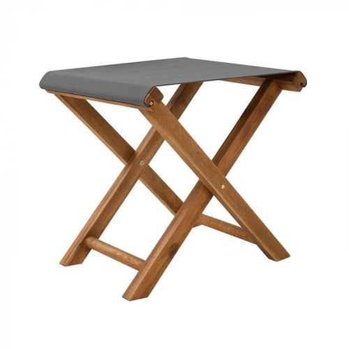 FISHERMAN Stolička - přírodní/šedá