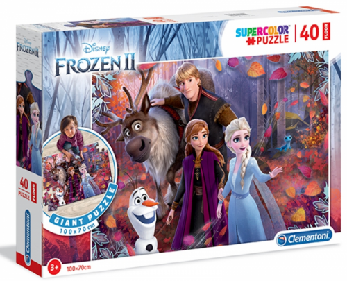 Clementoni 25464 - Puzzle Supercolor Floor 40 Frozen 2