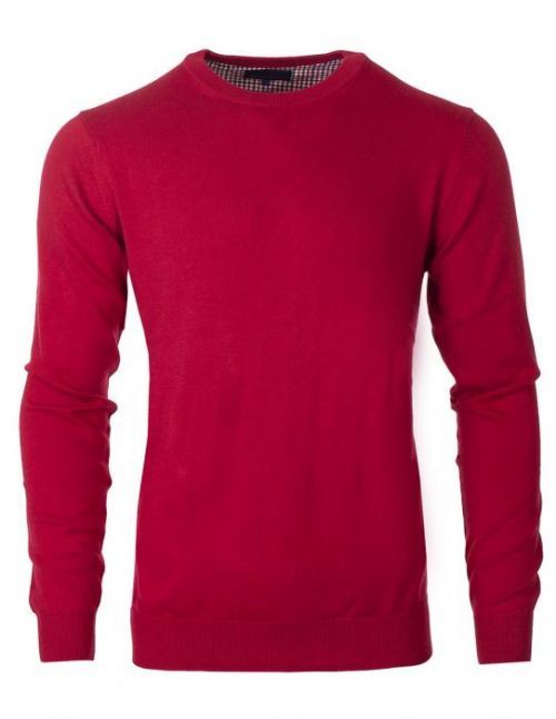 Pánsky bavlnený sveter Jack červený XL
