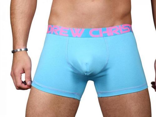 Almost Naked Premium boxerky ANDREW CHRISTIAN 91395 Aqua Barva: Modrá, Velikost: XS