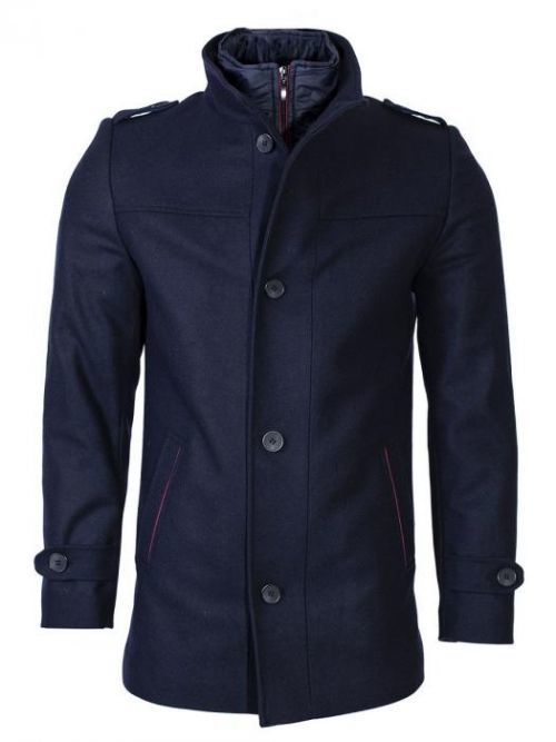 Pánský kabát s podšívkou Raimond navy S