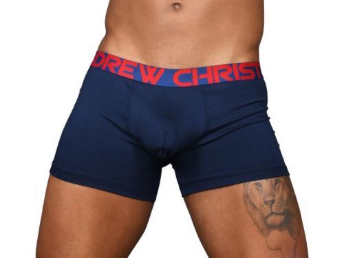 Almost Naked Premium boxerky ANDREW CHRISTIAN Navy II Barva: Modrá, Velikost: M, Pro obvod pasu: Pro obvod pasu 76-81cm