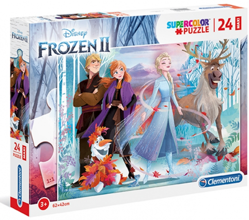 Clementoni 28513 - Puzzle Maxi 24 Frozen 2