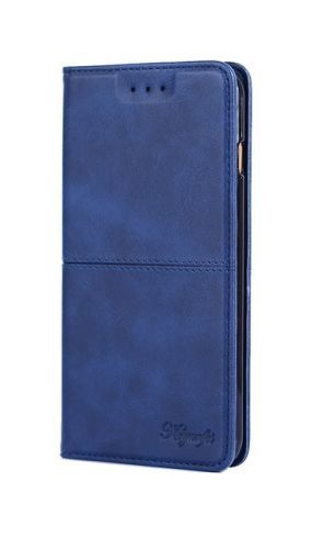 Kryt TopQ iPhone SE 2020 knížkový Business modrý 49921