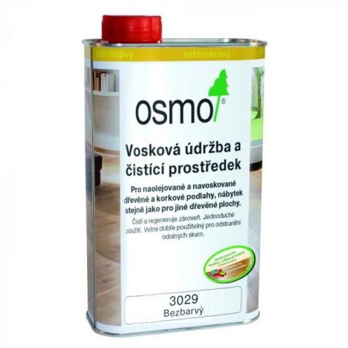 Vosková údržba a čisticí prostředek Osmo 3029 bezbarvý 0,5 l