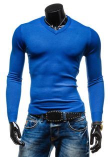 Pánský svetr - modrá Velikost: XL
