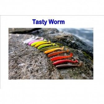 Tasty Worm, 50mm, 0,8g Varianta: Banana yellow-Z00404