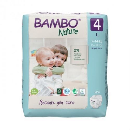 Bambo Nature 4, 24 ks, pro 7-14 kg