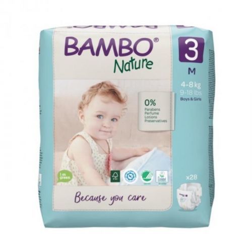 Bambo Nature 3, 28 ks, pro 4-8 kg