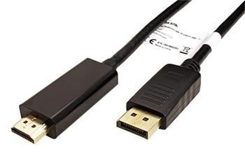 Roline DisplayPort-HDMI kabel, DP(M) -> HDMI M, 4K2K@60Hz, 5m
