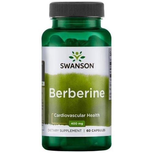 Swanson Berberine, 400 mg, 60 rostlinných kapslí