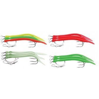 Návazec Aquantic Gummi Makk-Vorfächer 4/0 Barva zelená-5404543