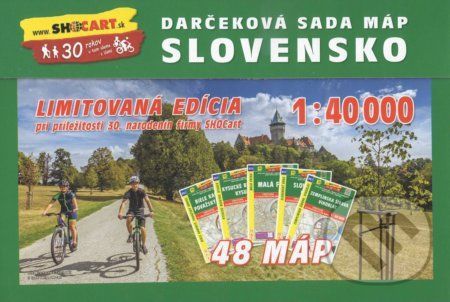 Darčeková sada máp 1:40 000 Slovensko - SHOCart