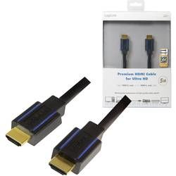 HDMI kabel LogiLink [1x HDMI zástrčka - 1x HDMI zástrčka] černá 5.00 m