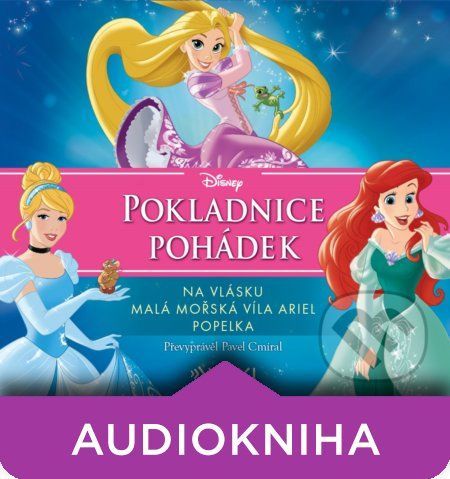 Disney: Pokladnice pohádek (Na vlásku, Malá mořská víla Ariel, Popelka) - Voxi