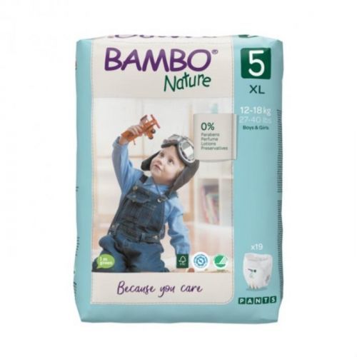 Bambo Nature Pants 5, 19 ks, pro 12-18 kg