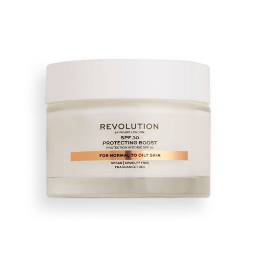 Revolution Denní krém pro normální až mastnou pleť Revolution Skincare (Moisture Cream SPF 30 Normal to Oily Skin) 50 ml
