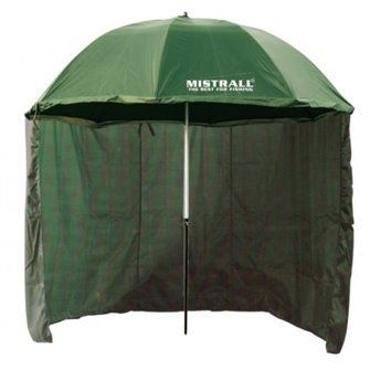 Deštník Mistrall s bočnicemi 2,50M PVC 6 SHALTER-MAM6008836