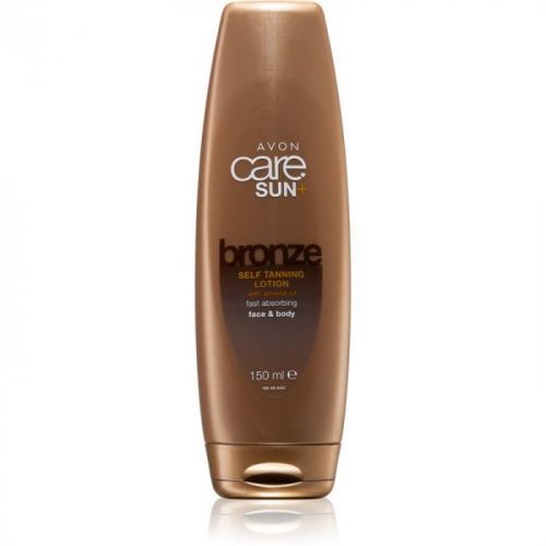 Avon Care Sun + Bronze samoopalovací mléko na tělo a obličej 150 ml