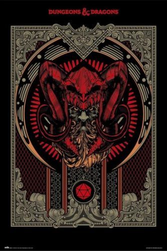 GRUPO ERIK Plakát, Obraz - Dungeons & Dragons - Player's Handbook, (61 x 91,5 cm)