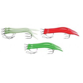 Návazec Aquantic Gummi Makk-Vorfächer 6/0 Barva zelená-5404562